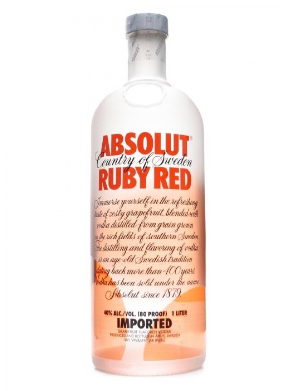 Absolut Ruby Red Grapefruit Vodka