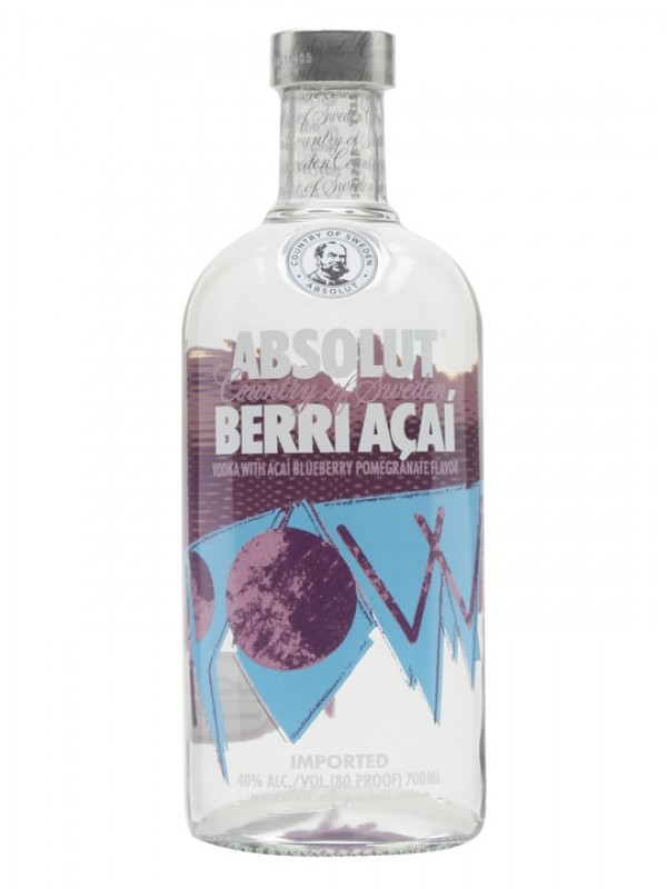 Absolut Acai Berry Berri Acai Vodka