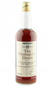 Aberfeldy 19 Year Old, The Manager's Dram 1991 Bottling